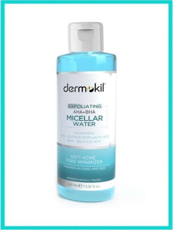Dermokil Exfoliating Aha Bha Niacinamide Micellar Makyaj Temizleme Suyu 400 Ml - Image 1