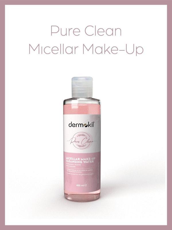 Dermokil Pure Clean Micellar Makyaj Temizleme Suyu 400 Ml - Image 1