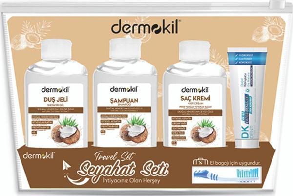 Dermokil Seyahat Seti Doğal Hindistan Cevizi Özlü - Image 1