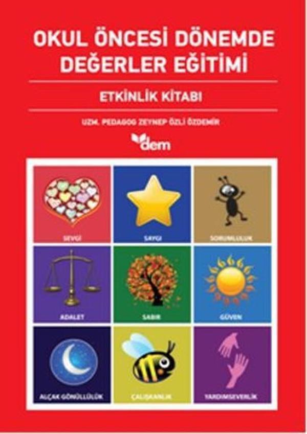 Okul Öncesi Dönemde Değerler Eğitimi Etkinlik Dosyası - Etkinlik Kitabı (2 Kitap Takım) - Dem Yayınları - Image 1