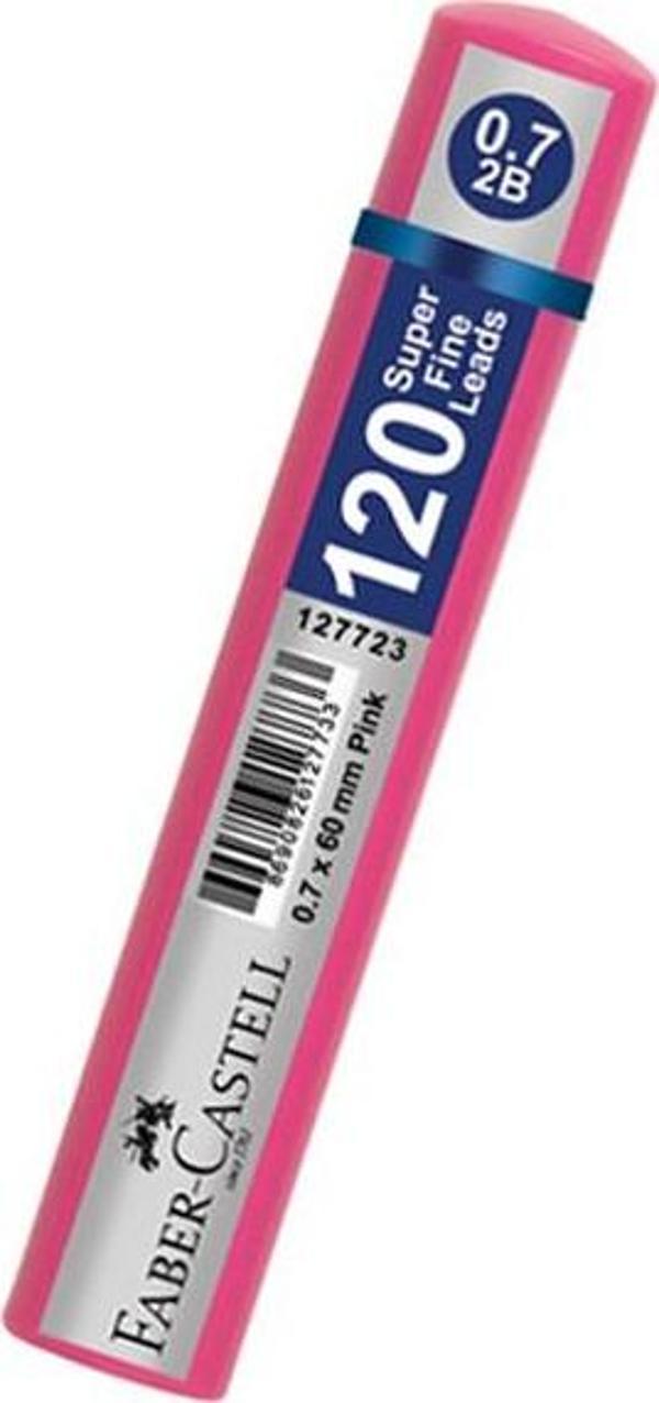 Faber-Castell Grip Min 0.7 mm Pembe Tüp 120'li Kalem Ucu - Image 1