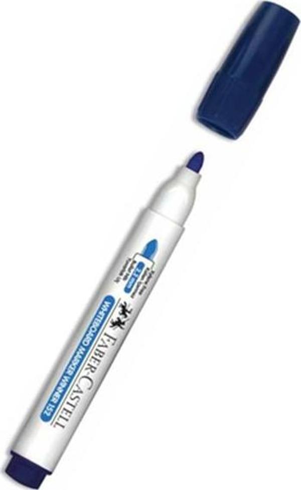 Faber-Castell 152 White Board Mavi Markör Kalem - Image 1