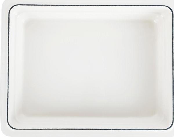 Lava Döküm Dikdörtgen 1/2 Gastronomi Küvet Ölçü 26x33cm. - Image 1