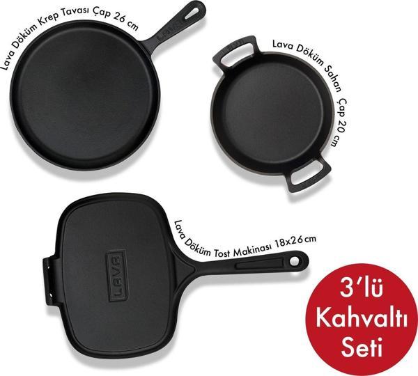 Lava Döküm Kahvaltı Seti - Image 1
