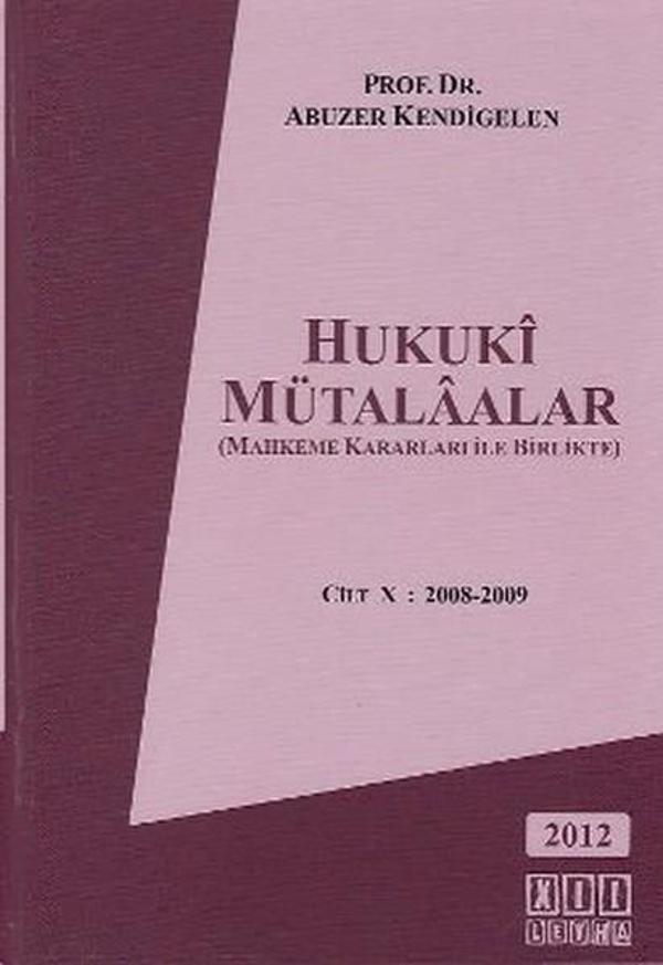Hukuki Mütalaalar 10. Cilt - On İki Levha Yayıncılık - Image 1