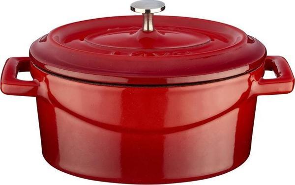 Lava Döküm Mini Oval Tencere. Trendy Serisi Ölçü 9x12cm. - Image 1