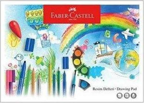 Faber-Castell Karton Kapak 35x50 cm 15 Yaprak Resim Defteri - Image 1