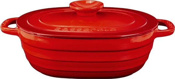 Lava Döküm Oval Tencere Döküm Demir Kapak Experience Serisi Ölçü 24x33cm. - Image 1