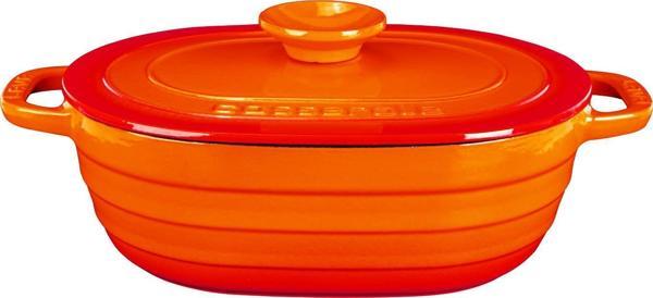 Lava Döküm Oval Tencere Döküm Demir Kapak Experience Serisi Ölçü 24x33cm. - Image 1