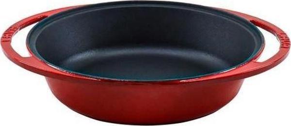 Lava Döküm Yuvarlak Derin Kızartma Tavası Döküm Demir Yekpare Çift Kulplu Çap(Ø)27cm. - Image 1