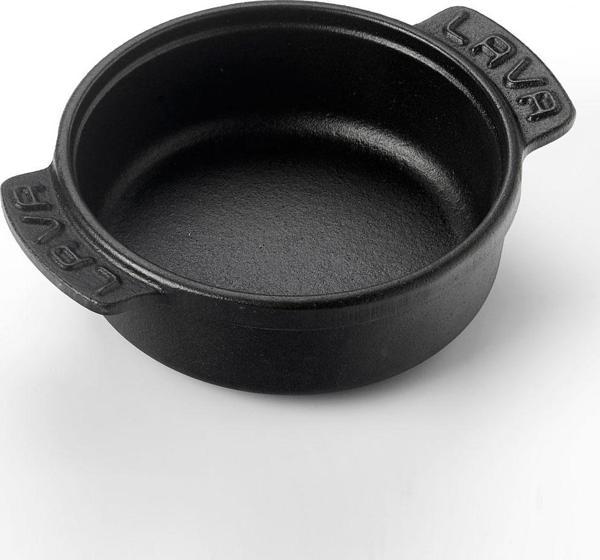 Lava Döküm Yuvarlak Güveç Kabı Döküm Demir Yekpare Çift Kulplu Çap(Ø)14cm. - Image 1