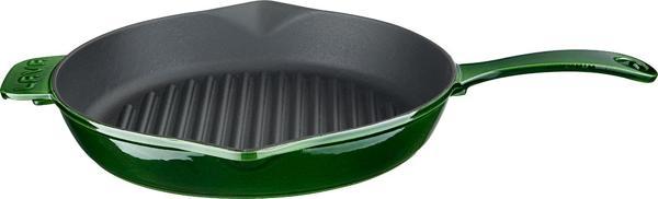 Lava Döküm Yuvarlak Izgara Tavası Döküm Demir Yekpare Saplı Premium Serisi. Çap(Ø)28cm. - Image 1