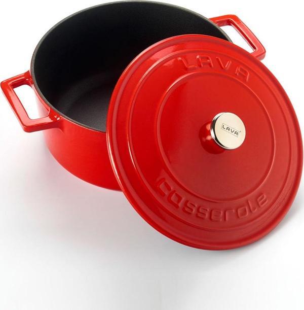 Lava Döküm Yuvarlak Tencere. Folk Çap(Ø) 22cm. - Image 1
