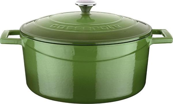 Lava Döküm Yuvarlak Tencere. Folk Çap(Ø)24cm. - Image 1