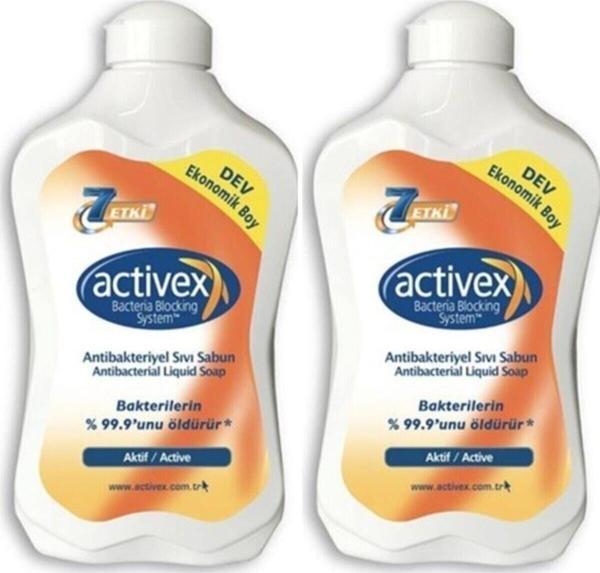 Activex Antibakteriyel Sıvı Sabun 2 Adet - Image 1