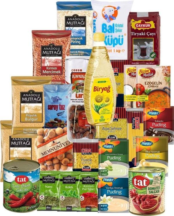 Altunoğlu Ramazan Paketi Kumanya Erzak Gıda Yardım Kolisi 27 Parça Ürün - Image 1