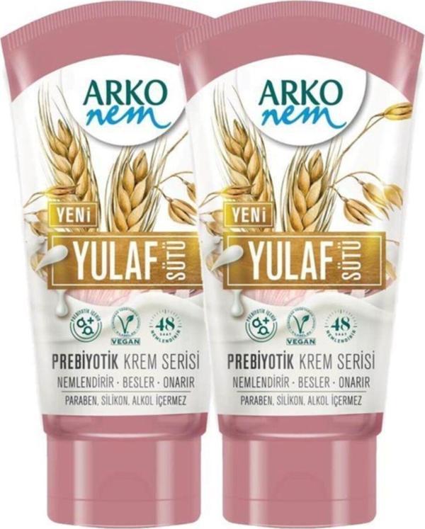Arko Nem Prebiyotik Yulaf Sütü Krem 60 ml x 2 - Image 1