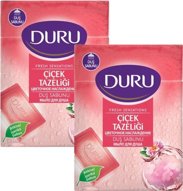 Duru Fresh Sensations Çiçek Tazeliği 8 Adet Duş Sabunu 2x600gr - Image 1