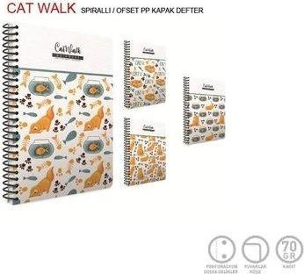 Gıpta Cat Walk Sp. Ofset Pp. Kpk.Def. A4 80 Yp. Kare - Image 1