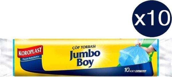Koroplast Güçlü Jumbo Çöp Torbası 10'lu X 10 Paket (80*110) - Image 1