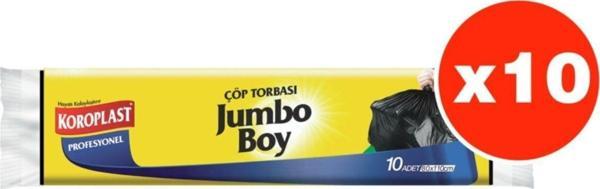 Koroplast Profesyonel 10lu Jumbo Boy Çöp Torbası X 10 Paket (80*110 Cm) - Image 1