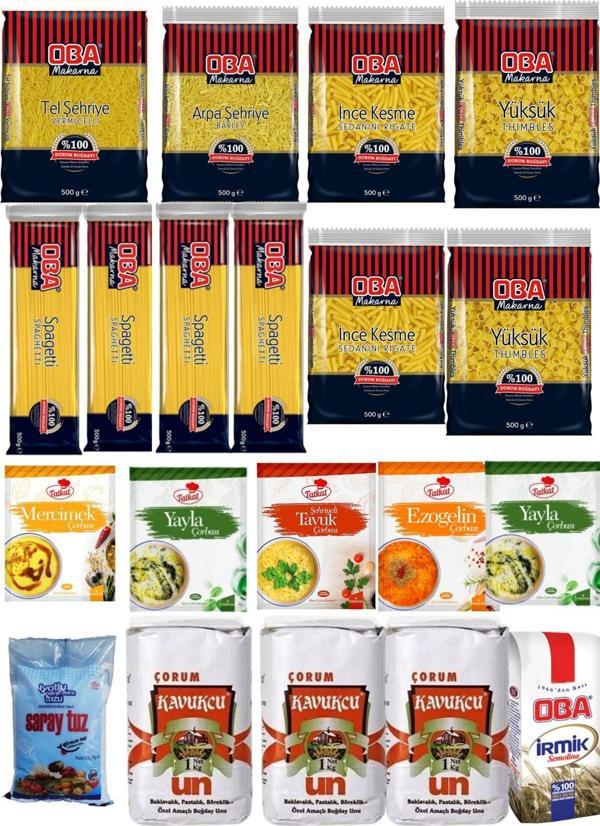 Oba Ramazan paketi kumanya yardım gıda erzak kolisi ekonomik paket 20 parça - Image 1