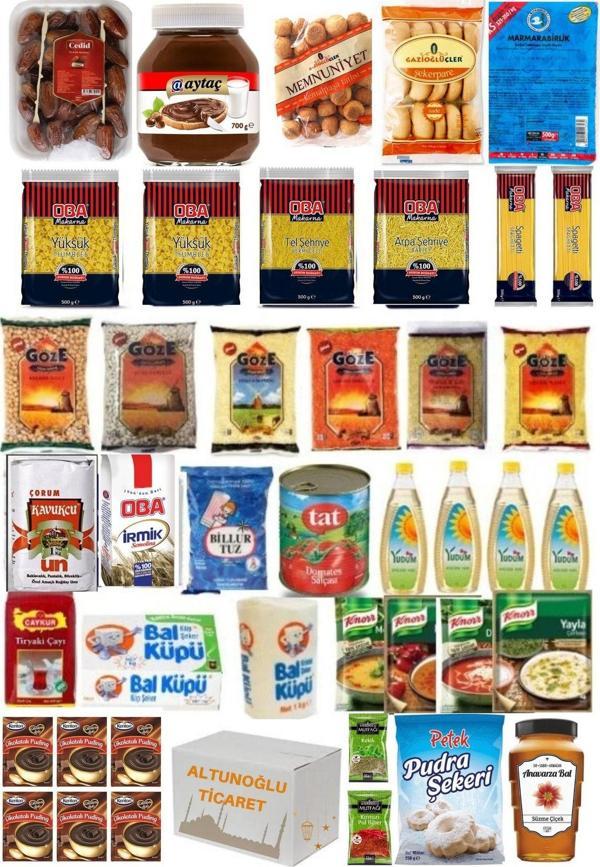 Yudum Ramazan Paketi Kumanya Yardım Erzak Gıda Kolisi 42 Parça Ürün - Image 1