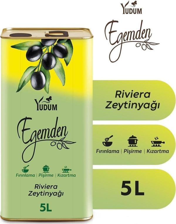 Yudum Riviera Zeytinyağı 5 lt - Image 1