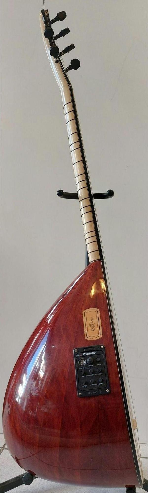 Artemis Profesyonel Kısa Sap Ekolayzırlı Ardıç Bağlama - Image 1