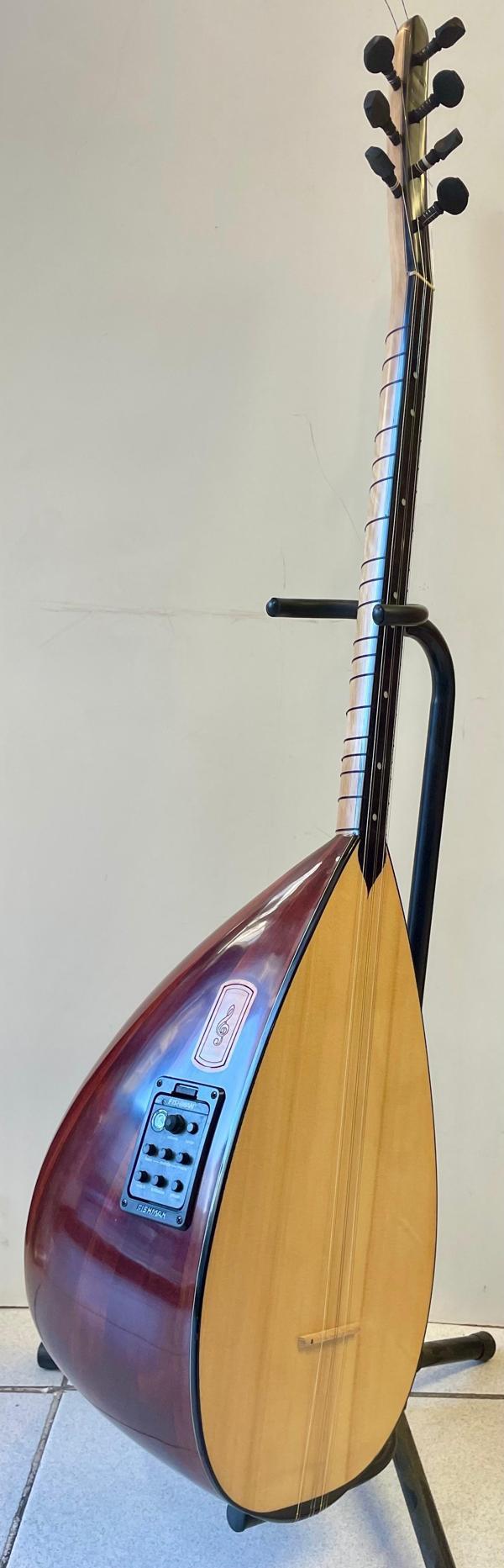 Artemis Profesyonel Kısa Sap Ekolayzırlı Ardıç Bağlama - Image 1