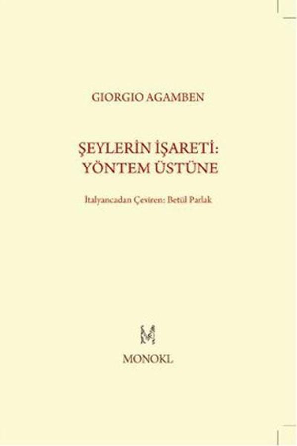 Şeylerin İşareti: Yöntem Üstüne - Monokl - Image 1