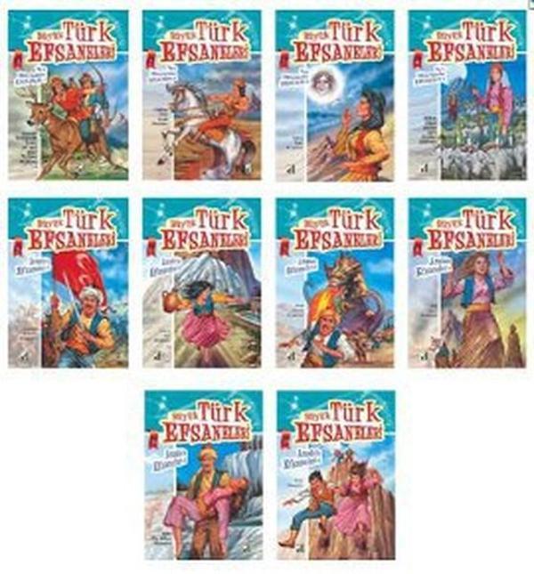 Büyük Türk Efsaneleri (10 Kitap Takım) - Damla Yayınevi - Image 1
