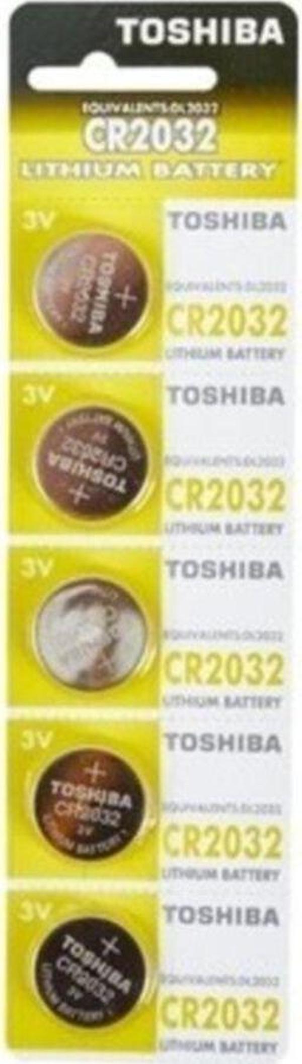 Toshiba Bios Pili Cr2032 Dl2032 Ecr2032 Bios Pili Lithium 3.0 V Pil 5'li - Image 1
