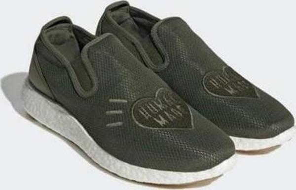 Adidas Human Made Boost Pure Slip-On Günlük Spor Erkek Ayakkabı Yeşil - Image 1