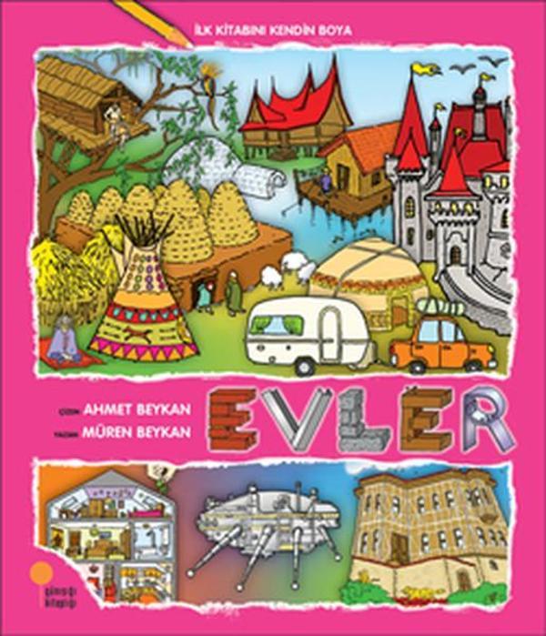 İlk Kitabını Kendin Boya - Evler - Günışığı Kitaplığı - Image 1