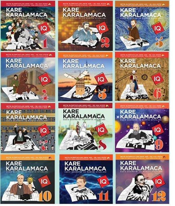 Dünya Beyin Olimpiyatları Kare Karalamaca Serisi (12 Kitap Takım) - Ekinoks - Image 1
