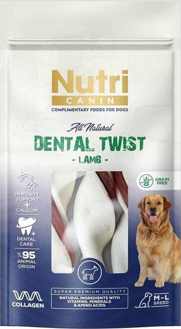 Nutri Kuzulu Dental Kemik Köpek Ödülü 120 Gr - Image 1