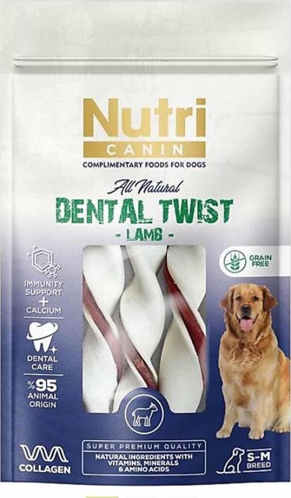 Nutri Kuzulu Dental Kemik Köpek Ödülü 80 Gr - Image 1
