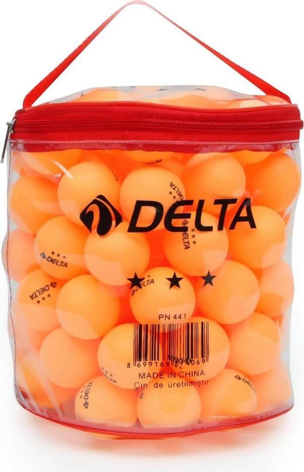 Delta Çantalı 100 adet Turuncu Masa Tenisi Topu (Pinpon Topu) - Image 1