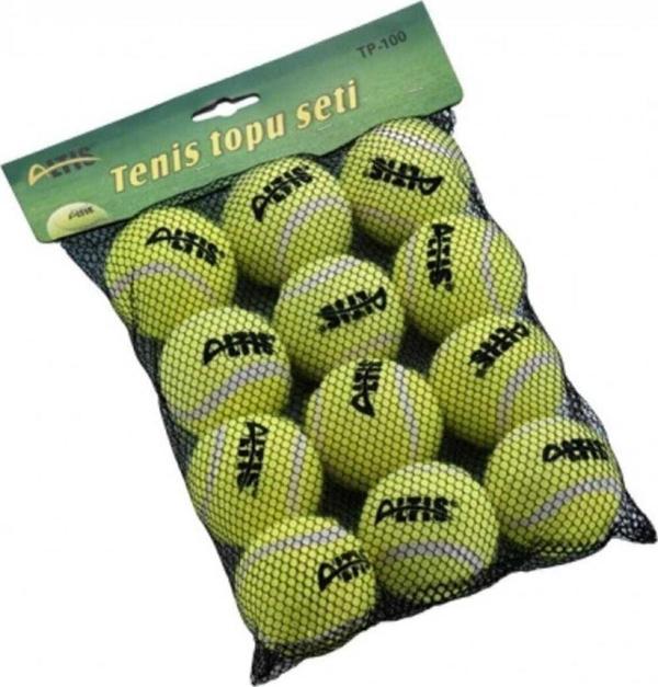 Altis Oyuncak Altis Tp-100 12'li Fileli Tenis Topu Sarı - Image 1