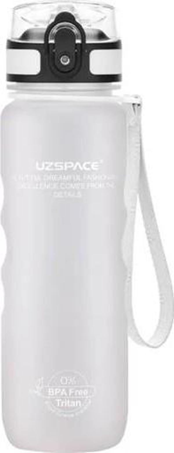 Uzspace 500ML Tutma Destekli Soft-Touch Tritan Su Matarası (Beyaz) 1215 - Image 1