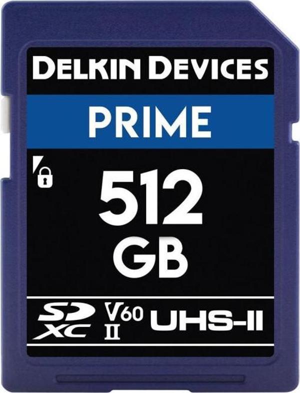 Delkin Devices 512GB Prime SDXC UHS-II 280MB/s V60 Hafıza Kartı - Image 1