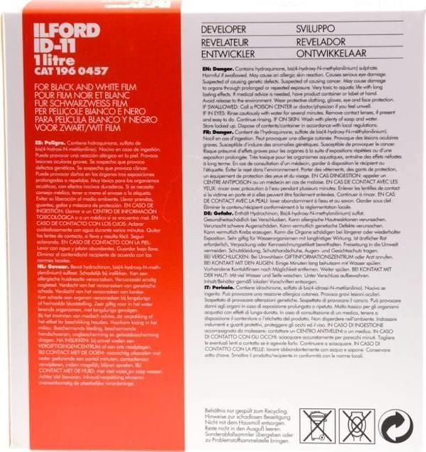 Ilford ID-11 Siyah Beyaz Film Geliştirme Banyosu (1 Litre) - Image 1