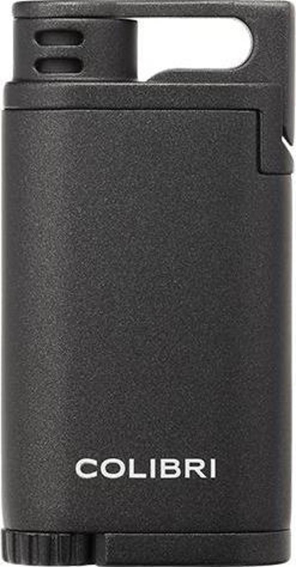 Colibri Belmont Tek Torch Pürmüz Metalik Siyah  Puro Çakmağı - Image 1
