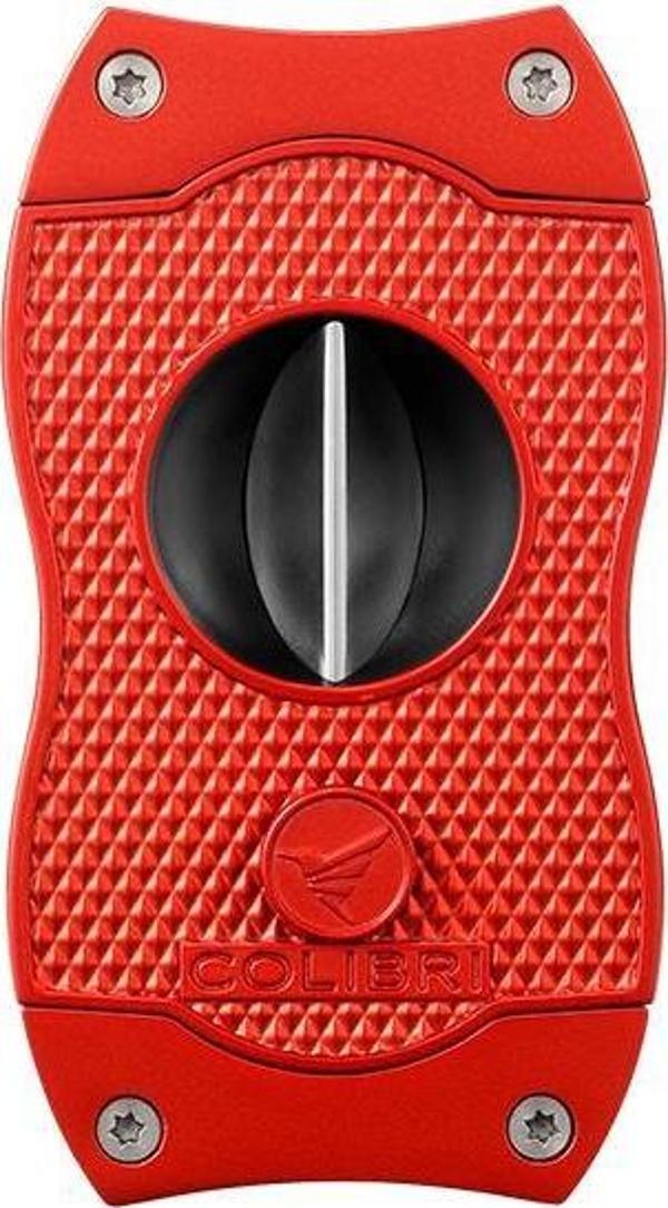 Colibri V-Cut Diamond Kırmızı Puro Makası Kesici - Image 1