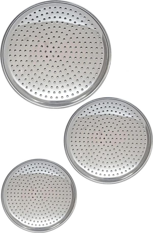 Toptanfoni Paslanmaz Çelik Dolma Sarma Altlığı 3 Lü 20 22 24 cm - Image 1