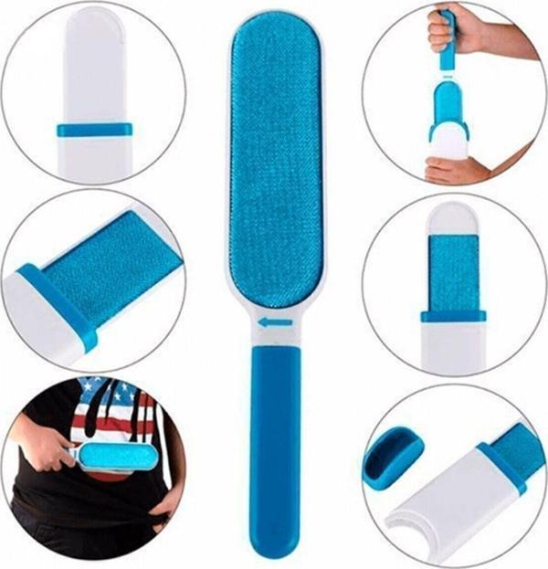 Toptanfoni Temizleyici Fırça Seti 2li Kedi Köpek Tüyü Toplama Elbise Tüyü Toplama - Image 1