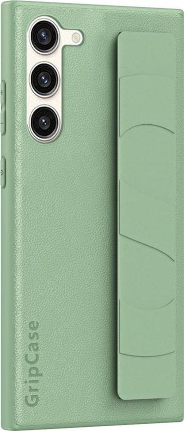 ScHitec Samsung Galaxy S24 Uyumlu Premium Case Parmak Askılı Telefon Kılıfı Yeşil - Image 1