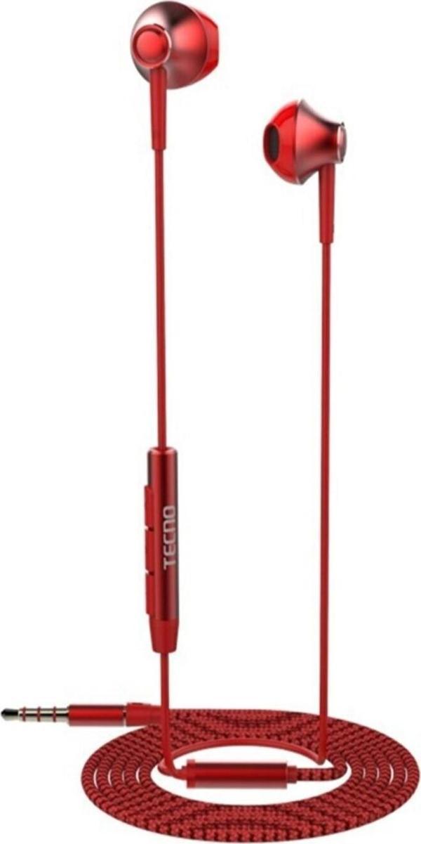 Tecno Spark 10C Rock R2 Kablolu Mikrofonlu Kulaklık Kırmızı - Image 1