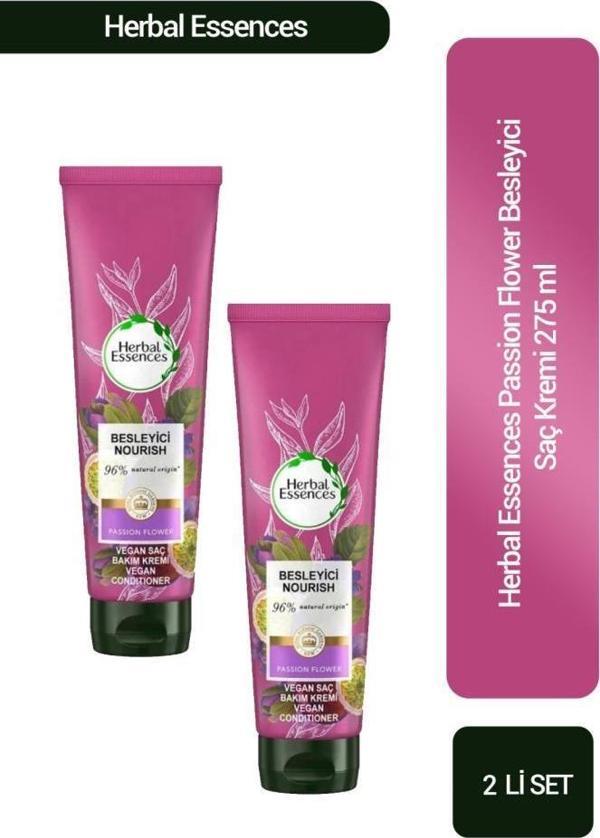 Herbal Essences Passion Flower Besleyici Saç Kremi 2 x 275 ml - Image 1